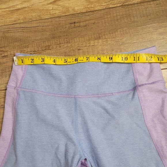 Outdoor Voices move free  TechSweat 3/4 Two-Tone tights Purple Blue women's S - Picture 14 of 16